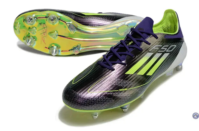 F50 Languette SG Fast Reborn - Violet/Blanc/Vert ÉDITION LIMITÉE — visuel 2 sur 4