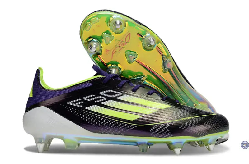 F50 Languette SG Fast Reborn - Violet/Blanc/Vert ÉDITION LIMITÉE — visuel 1 sur 4