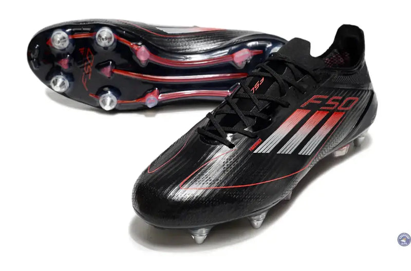 F50 Languette SG Stealth Victory - Noir/Argenté/Lucid Red — visuel 2 sur 4