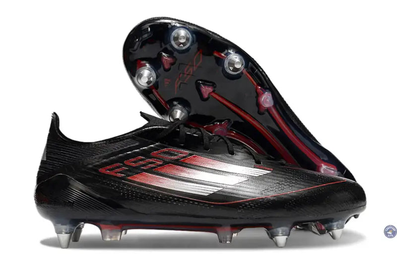 F50 Languette SG Stealth Victory - Noir/Argenté/Lucid Red — visuel 1 sur 4