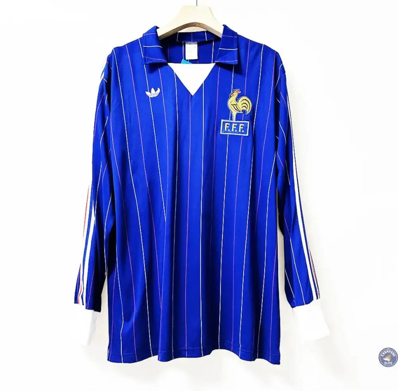 Maillot France 1980 Domicile à manches longues — visuel 1 sur 4