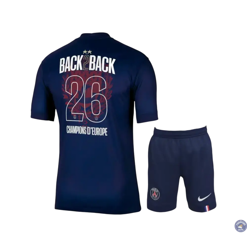 Kits Enfant PSG Back 2 Back Domicile — visuel 2 sur 2