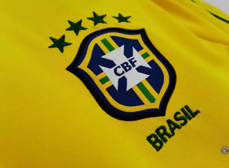 Maillot Brésil 1998 Domicile — visuel 4 sur 4