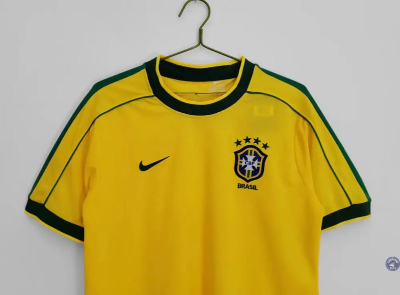 Maillot Brésil 1998 Domicile — visuel 2 sur 4