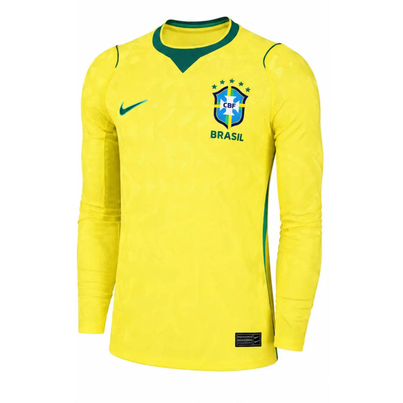 Maillot Brésil Domicile Manches Longues 2026/2027 — visuel 1 sur 2