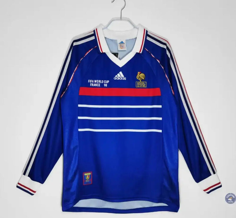 Maillot France 1998 Domicile à manches longues — visuel 1 sur 4