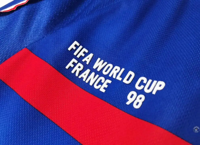 Maillot France 1998 Domicile à manches longues — visuel 4 sur 4