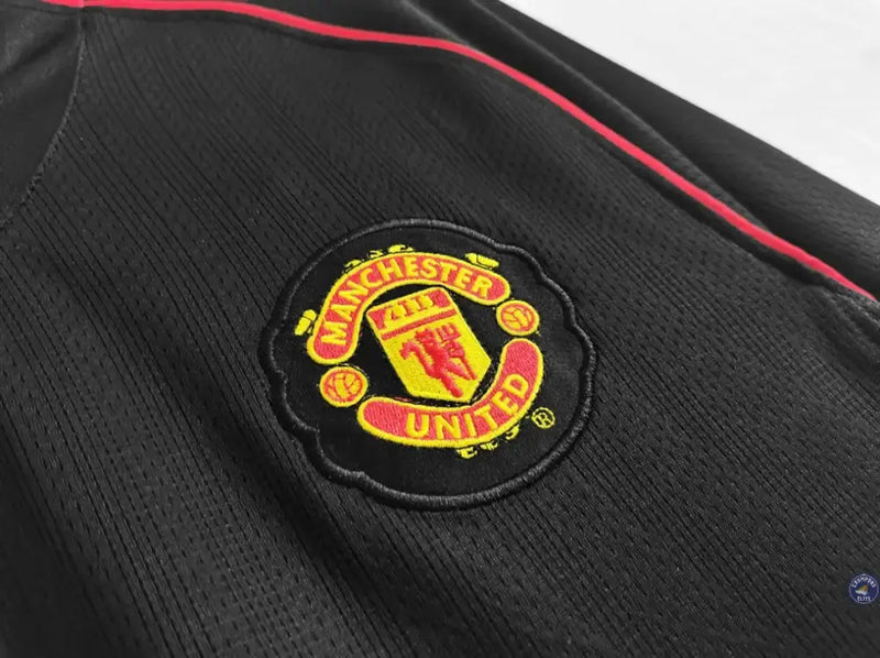 Maillot Manchester United 2007/08 Extérieur à manches longues — visuel 4 sur 4