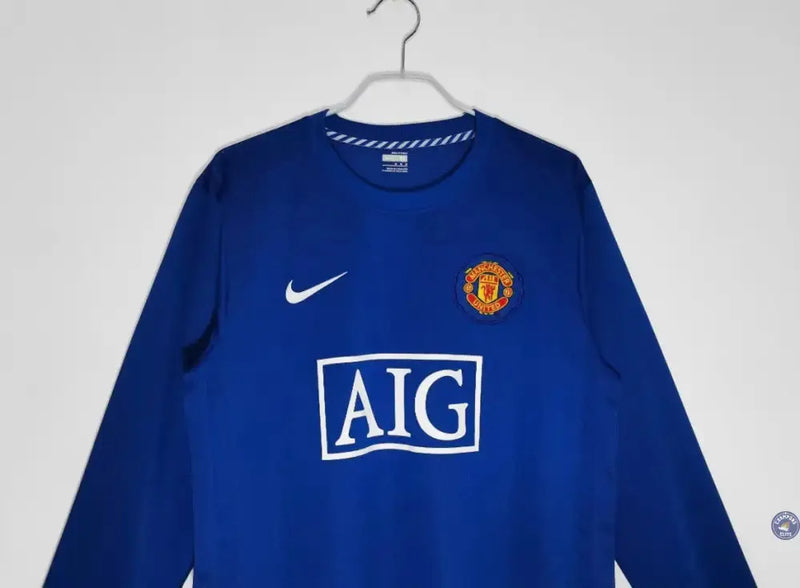 Maillot Manchester United 2007/08 Third à manches longues — visuel 2 sur 4