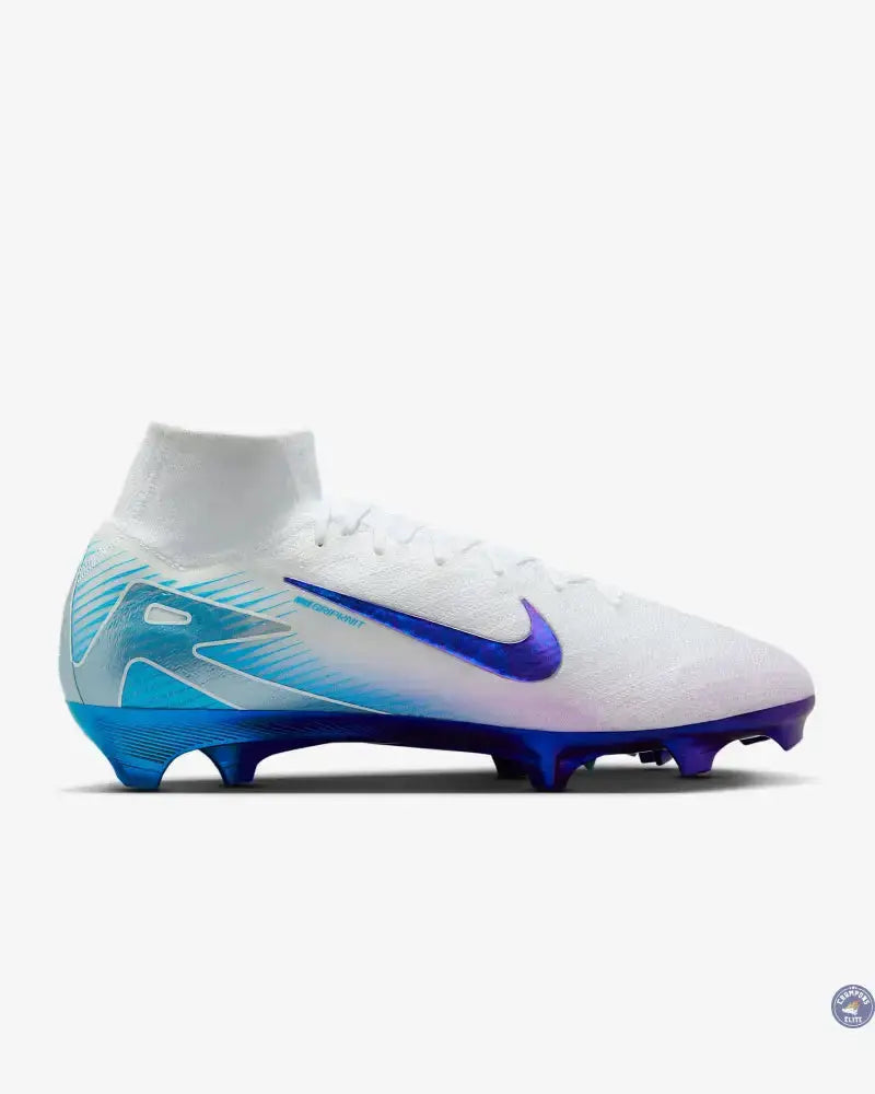 Mercurial Superfly 10 Elite FG Chromatic Pack Blanc/Violet/Bleu — visuel 3 sur 4