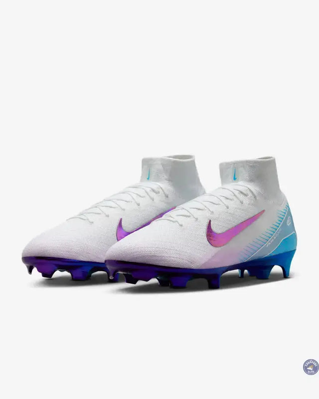 Mercurial Superfly 10 Elite FG Chromatic Pack Blanc/Violet/Bleu
