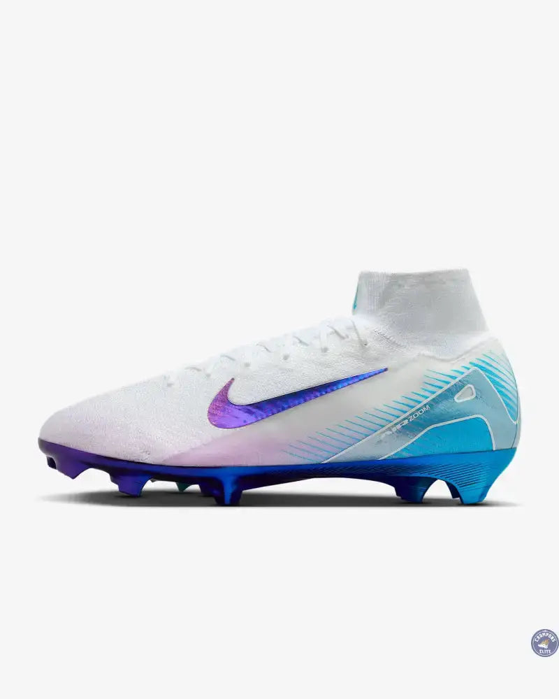Mercurial Superfly 10 Elite FG Chromatic Pack Blanc/Violet/Bleu — visuel 2 sur 4