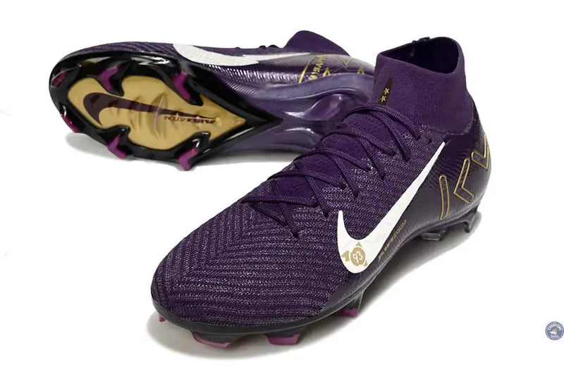 MERCURIAL SUPERFLY 10 ELITE FG MBAPPÉ PERSONAL EDITION - VIOLET/BLANC — visuel 2 sur 4