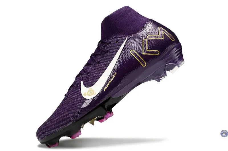 MERCURIAL SUPERFLY 10 ELITE FG MBAPPÉ PERSONAL EDITION - VIOLET/BLANC — visuel 4 sur 4