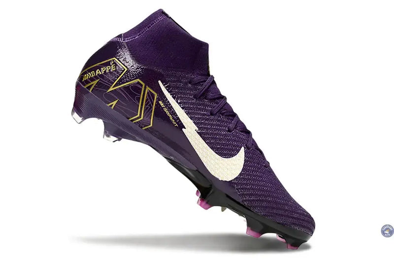 MERCURIAL SUPERFLY 10 ELITE FG MBAPPÉ PERSONAL EDITION - VIOLET/BLANC — visuel 3 sur 4
