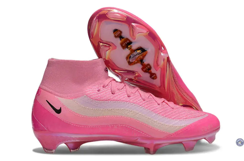 MERCURIAL SUPERFLY 10 X AIR MAX 95 ELITE FG - ROSE — visuel 1 sur 4