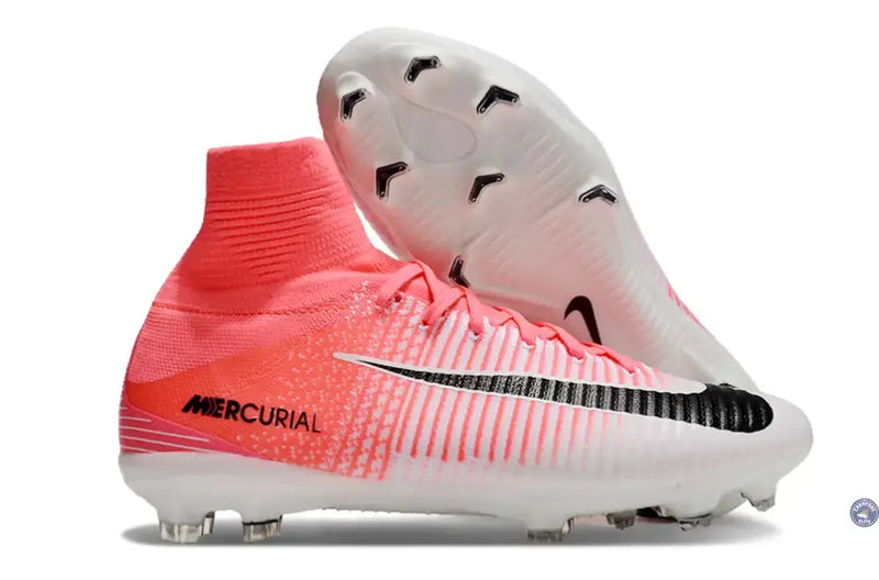 Mercurial Superfly 5 FG Rose/Noir/Blanc — visuel 1 sur 2