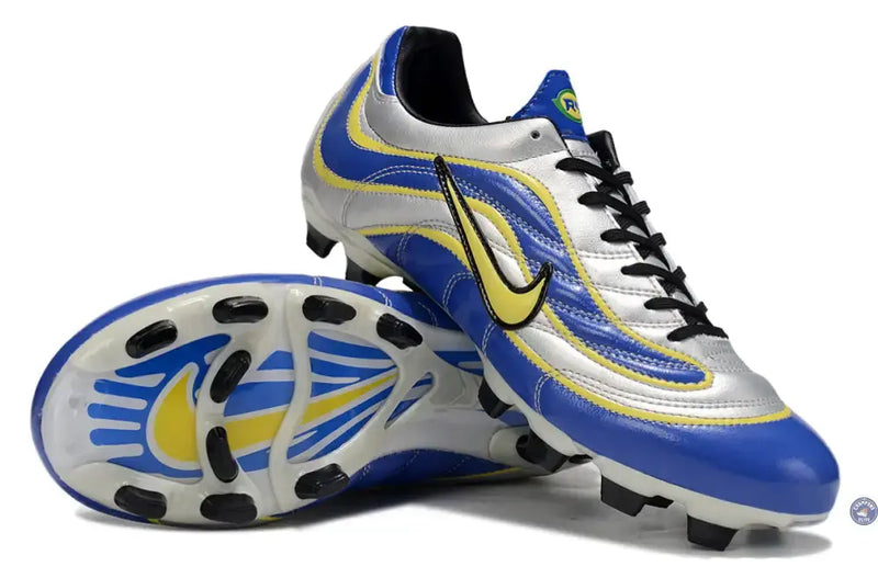 MERCURIAL VAPOR 1 R9 FG - Argenté/Bleu/Jaune — visuel 2 sur 4
