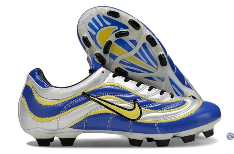 MERCURIAL VAPOR 1 R9 FG - Argenté/Bleu/Jaune — visuel 1 sur 4