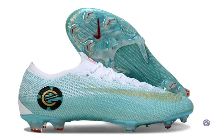 Mercurial Vapor 12 FG Chapter 6 Edição Especial - Vert Turquoise/Blanc/Doré ÉDITION LIMITÉE — visuel 1 sur 4