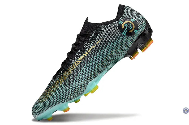 Mercurial Vapor 12 FG CR7 Chapter 6:Born Leader - Vert Turquoise/Jaune vif/Noir — visuel 4 sur 4