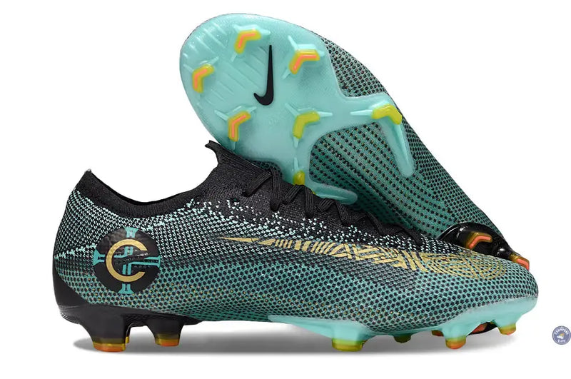 Mercurial Vapor 12 FG CR7 Chapter 6:Born Leader - Vert Turquoise/Jaune vif/Noir — visuel 1 sur 4