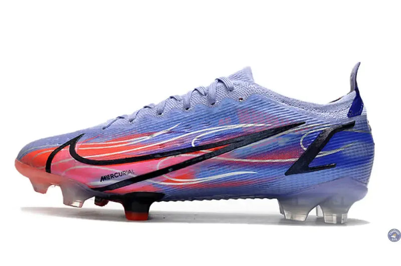 MERCURIAL VAPOR 14 ELITE FG KM FLAMES - VIOLET/ARGENTÉ — visuel 4 sur 4