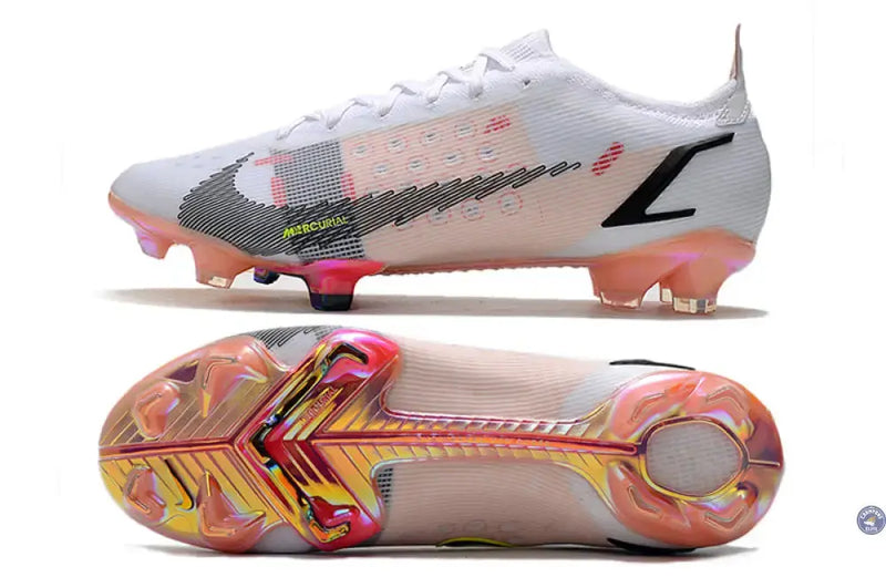 MERCURIAL VAPOR 14 ELITE FG RAWDACIOUS - BLANC/ROUGE/ROSE — visuel 3 sur 4