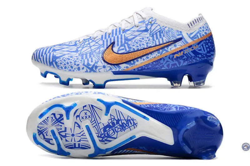 Mercurial Vapor 15 Elite CR7 FG 'Azulejo' Bleu/Doré — visuel 3 sur 4