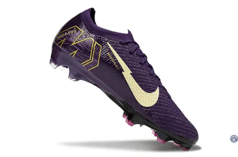 MERCURIAL VAPOR 16 ELITE FG MBAPPÉ PERSONAL EDITION - VIOLET/BLANC — visuel 3 sur 4
