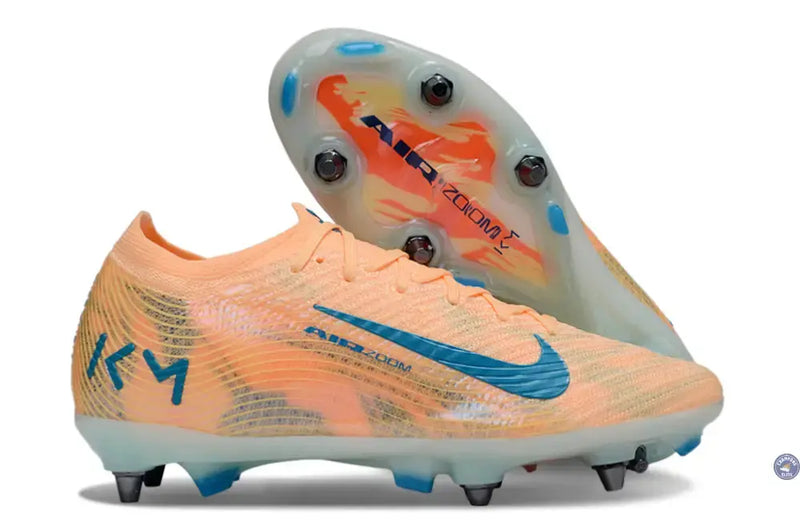 MERCURIAL VAPOR 16 ELITE SG Kylian Mbappe - Orange/Bleu turquoise SG — visuel 2 sur 4