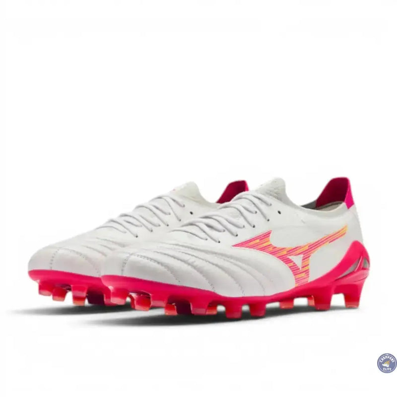 Mizuno Morelia Neo 4 Beta FG - Blanc/Rose Tetra/Violet Fuchsia — visuel 4 sur 4