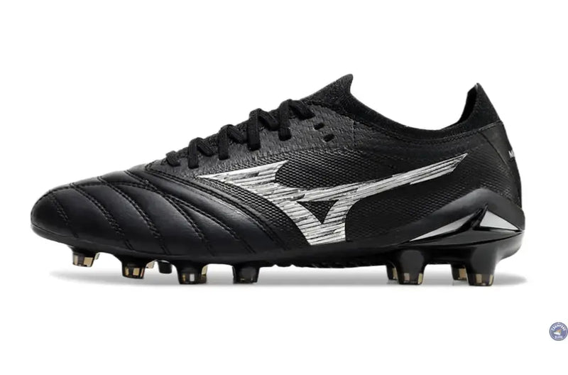 Morelia Neo 4 Beta Elite FG/AG Unlimited Black - Noir/Argent/Noir — visuel 3 sur 4
