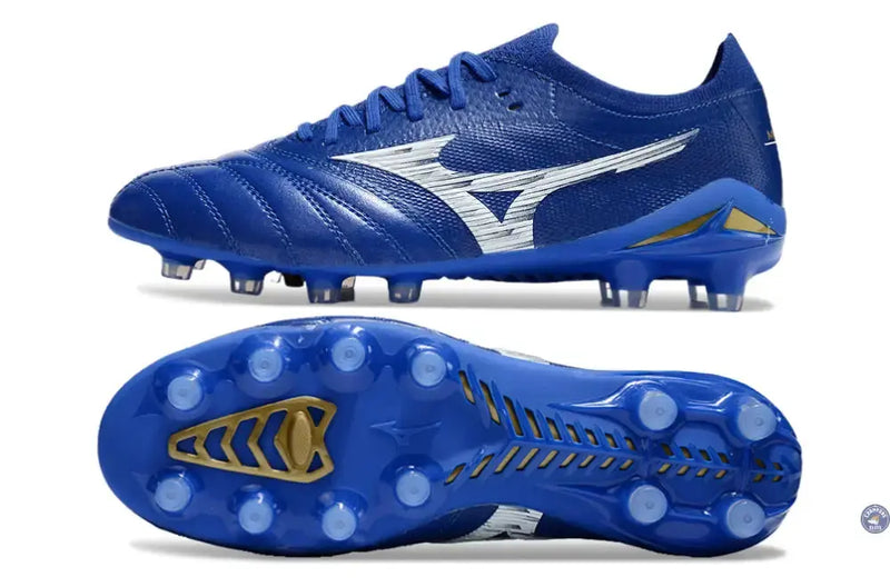 Morelia Neo 4 Elite FG/AG - Bleu/Blanc/Doré — visuel 1 sur 4