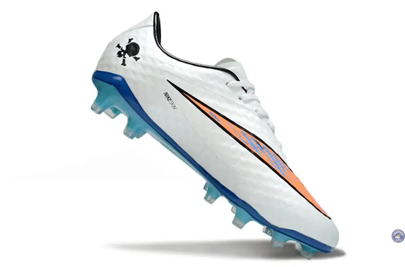 New Hypervenom 1 Phantom FG Blanc/Bleu/Orange — visuel 3 sur 4
