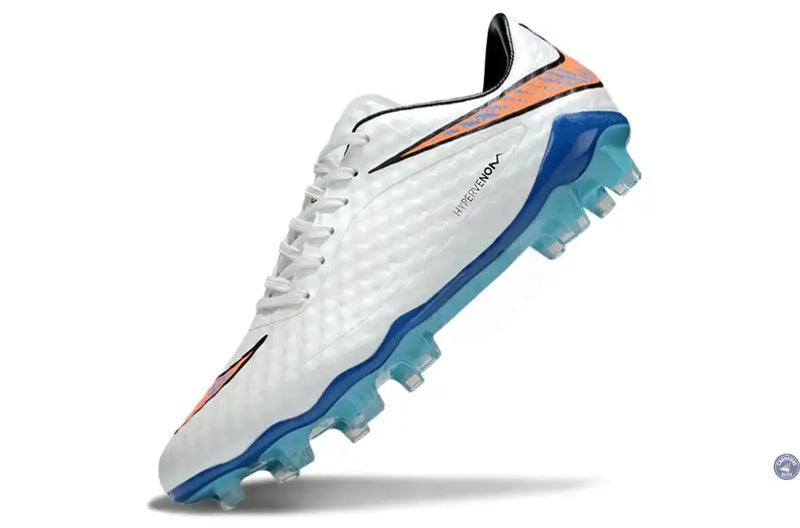 New Hypervenom 1 Phantom FG Blanc/Bleu/Orange — visuel 4 sur 4