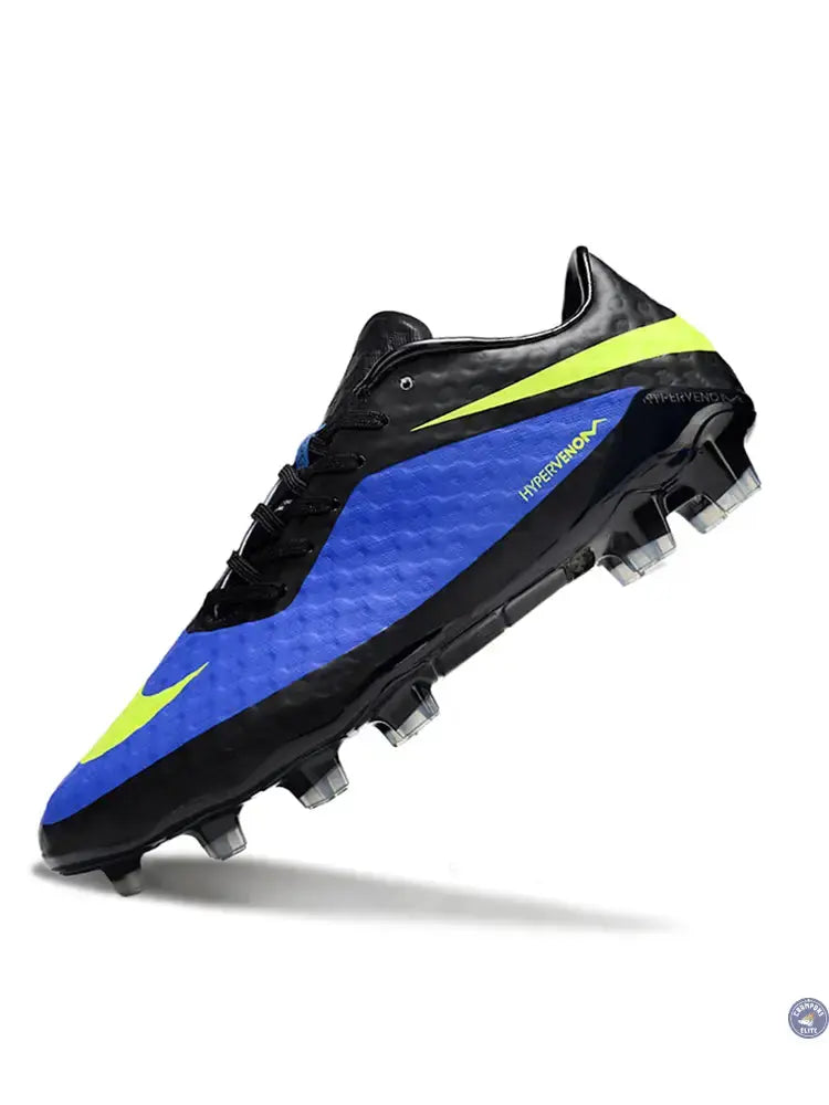 New Hypervenom Phantom 1 FG - Noir/Violet/Jaune — visuel 3 sur 4