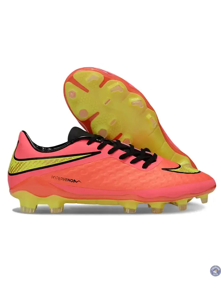New Hypervenom Phantom 1 FG - Rød/Neon/Sort — visuel 1 sur 4