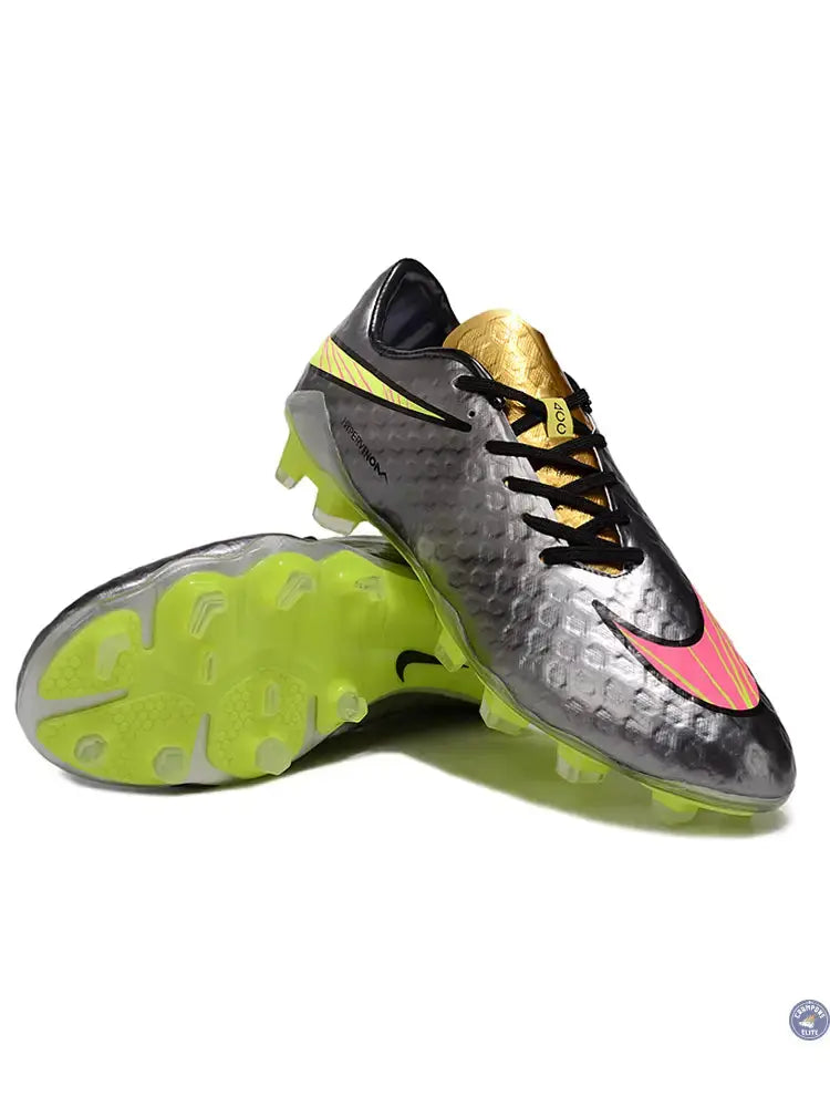 New Hypervenom Phantom 1 FG - Sølv/Guld/Neon — visuel 2 sur 4