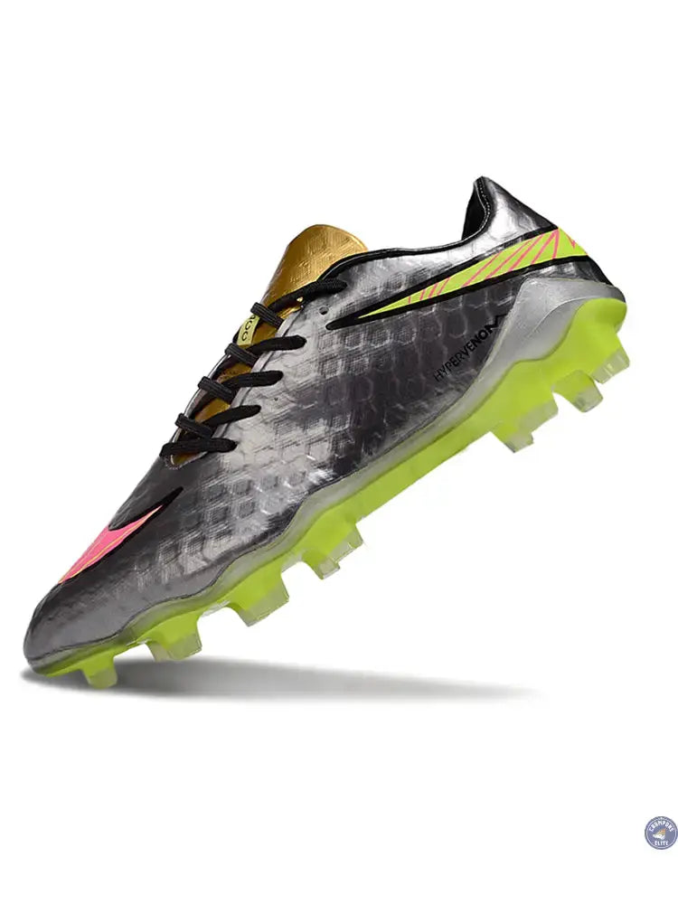 New Hypervenom Phantom 1 FG - Sølv/Guld/Neon — visuel 4 sur 4