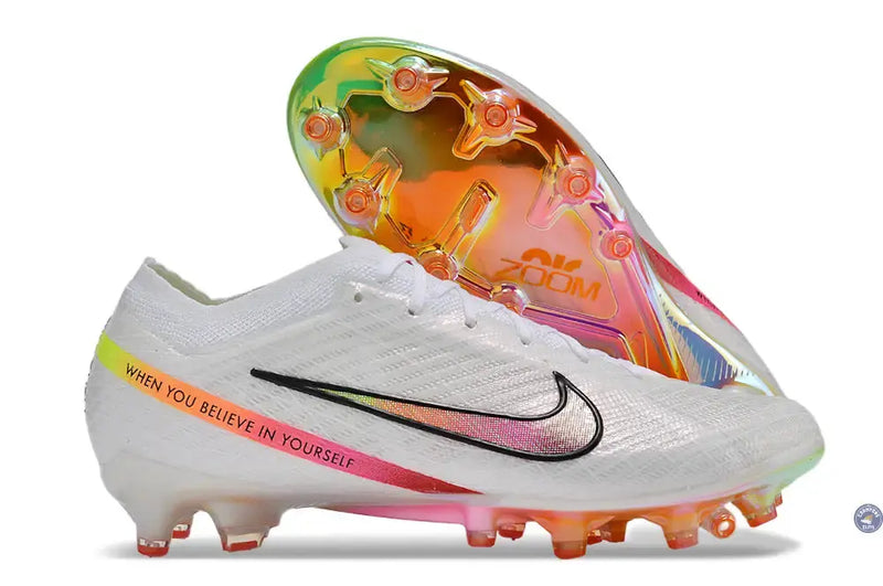 Nike Air Zoom Mercurial Vapor 15 x Rashford AG - Blanc/Jaune/Rose/Orange — visuel 1 sur 4