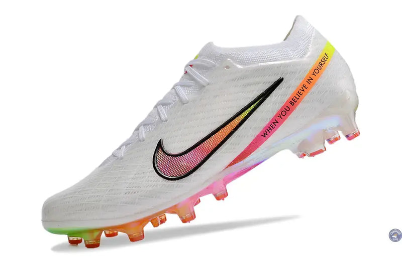 Nike Air Zoom Mercurial Vapor 15 x Rashford AG - Blanc/Jaune/Rose/Orange — visuel 4 sur 4
