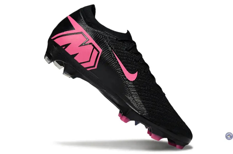 Nike Air Zoom Mercurial Vapor 16 FG - Noir/Rose/Bleu — visuel 3 sur 4
