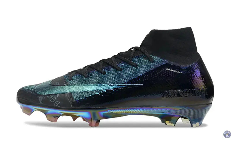 Nike Mercurial Superfly 10 Elite FG Cosmic Speed Noir — visuel 4 sur 4
