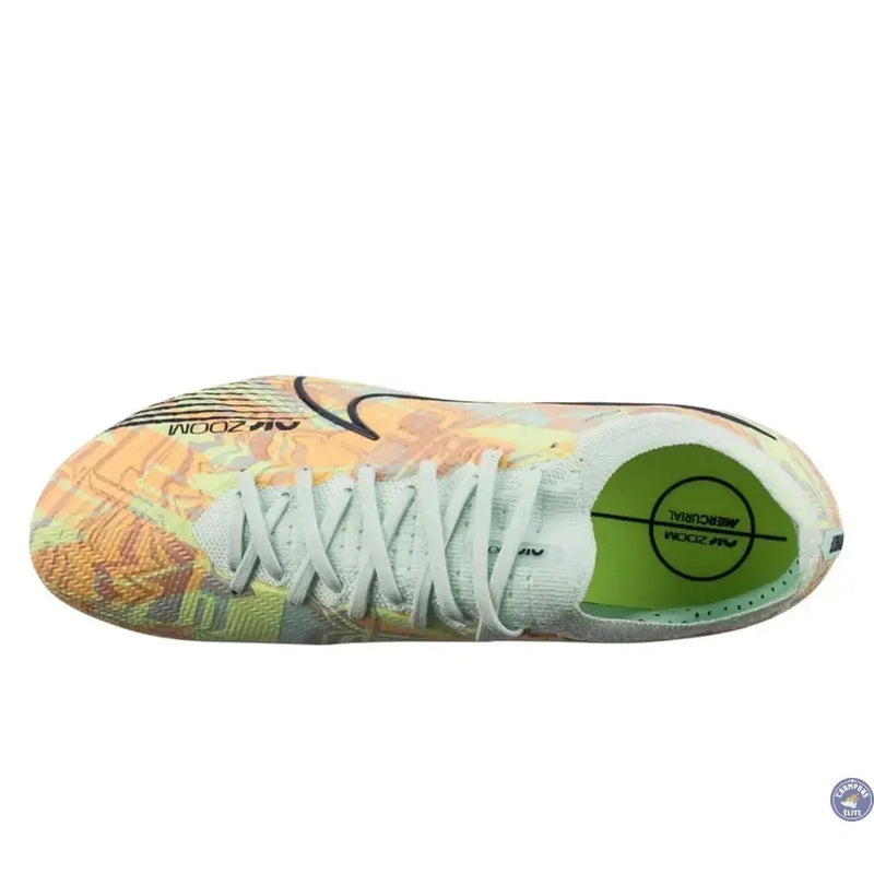 Nike Mercurial Vapor 15 Elite FG Bonded - Vert/Bleu/Orange — visuel 2 sur 4