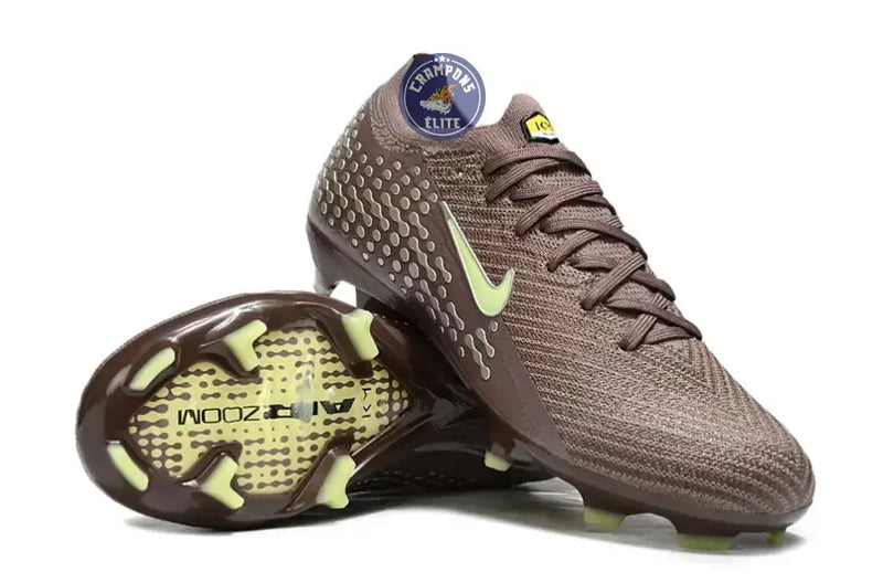 Nike Mercurial Vapor 16 Elite FG Mbappe Personal Edition - Marron/Vert/Argenté — visuel 1 sur 4