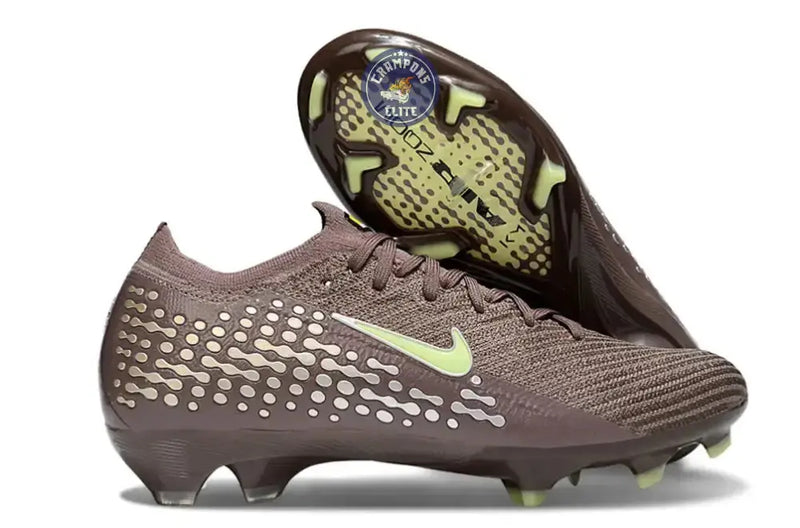 Nike Mercurial Vapor 16 Elite FG Mbappe Personal Edition - Marron/Vert/Argenté — visuel 2 sur 4