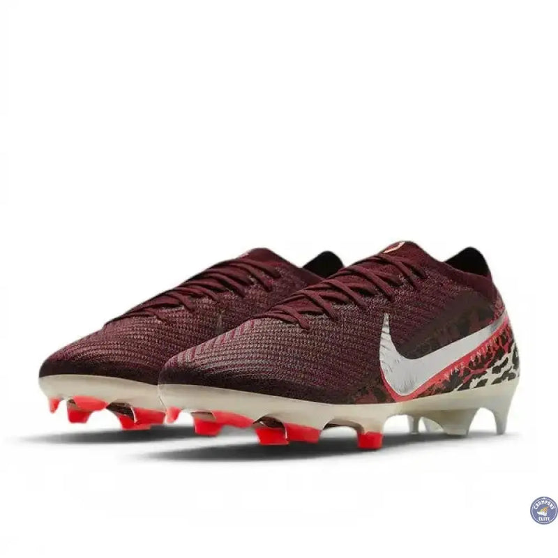 Nike Mercurial Vapor 16 Elite FG United - Bordeaux/Argenté/Universal Red/Gris — visuel 4 sur 4
