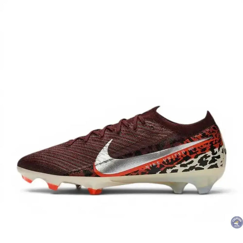 Nike Mercurial Vapor 16 Elite FG United - Bordeaux/Argenté/Universal Red/Gris — visuel 2 sur 4