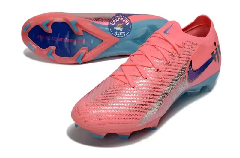 Nike Mercurial Vapor 16 FG Vinicius Jr. Sunset Pulse - Rose/Argent/Bleu — visuel 3 sur 4